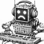 Confused AI Robot making Music